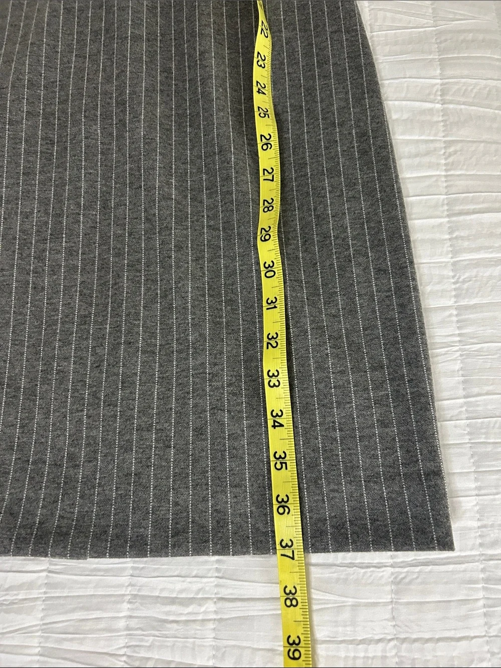 Banana Republic Factory Grey Pinstripe Sheath Dress - Picture 7 of 7